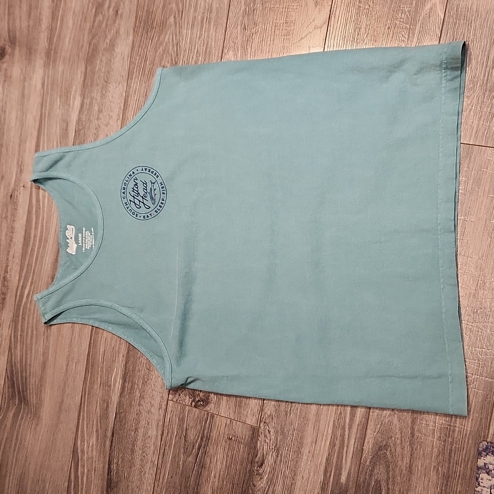 NWT Sturdy Built Hilton Head South Carolina Men's sz L Tank